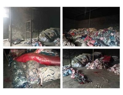 Heat & Smoke Affected Stock of Fabric